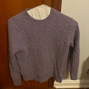 Brooks brothers English lambswool size large sweater . Deep lilac color
